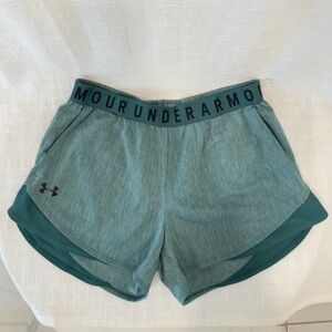 Under Armour Women's Teal Athletic Shorts